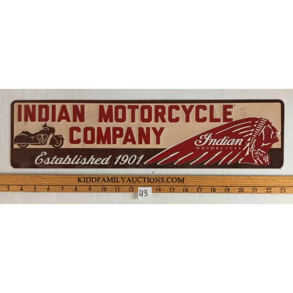 INDIAN MOTORCYCLE COMPANY - SST SIGN