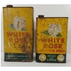 Image 1 : LOT OF 2 - WHITE ROSE LIVESTOCK SPRAY & MOTOR OIL CANS - GAL & 128 OZ 
