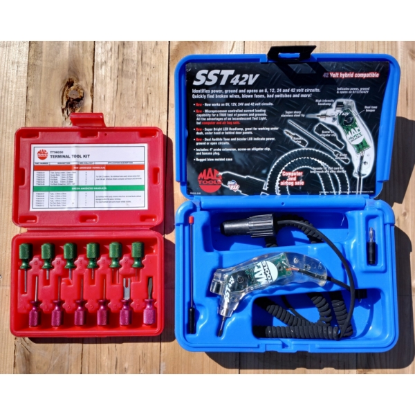 LOT OF 2 - MAC TERMINAL TOOL KIT & TEST LIGHT