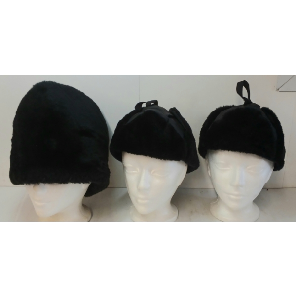 LOT OF 3 - STOKES REGALIA WINTER CAPS