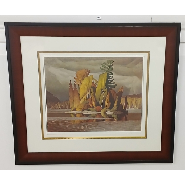 "LITTLE ISLAND" BY A.J. CASSON (1898-1992) - FRAMED PRINT