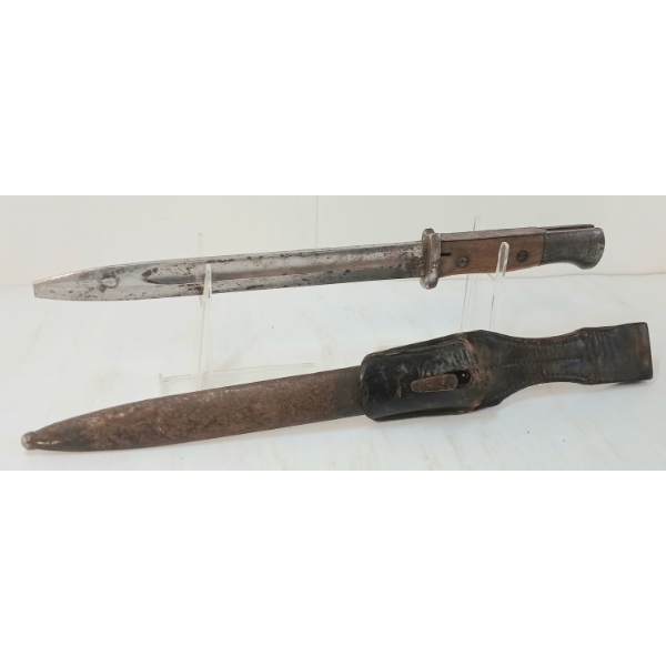 WWI GERMAN M1884/98 BAYONET W/ SCABBARD & FROG