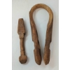 Image 3 : LOT OF 2 - BANDED BUCKET & SMALL FARM ANIMAL YOKE