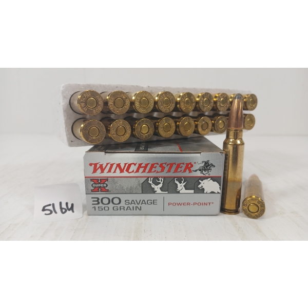 AMMO: 20X WINCHESTER SUPER X .300 SAV - 150GR - PP