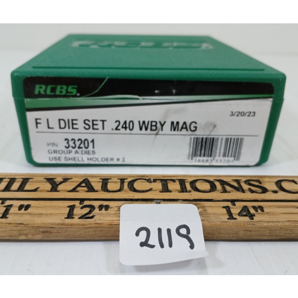 RCBS .240 WBY MAG FL DIE SET
