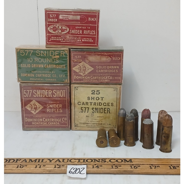AMMO: 9X DOMINION .57SNIDER
