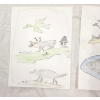 Image 4 : LOT OF 5 - "MY MOTHER BORN IN 1910 COOKS CARIBOU STEW" & "BIRD WATCHES KAYAKER" BY TOONA IQULIK