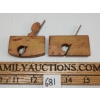 Image 1 : LOT OF 2 - ENGLISH VICTORIAN MINIATURE COACH MAKER'S BOXWOOD PLANES - CURVED & FLAT