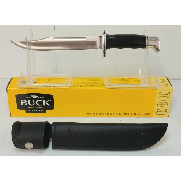 BUCK 120 KNIFE W/ LEATHER SHEATH