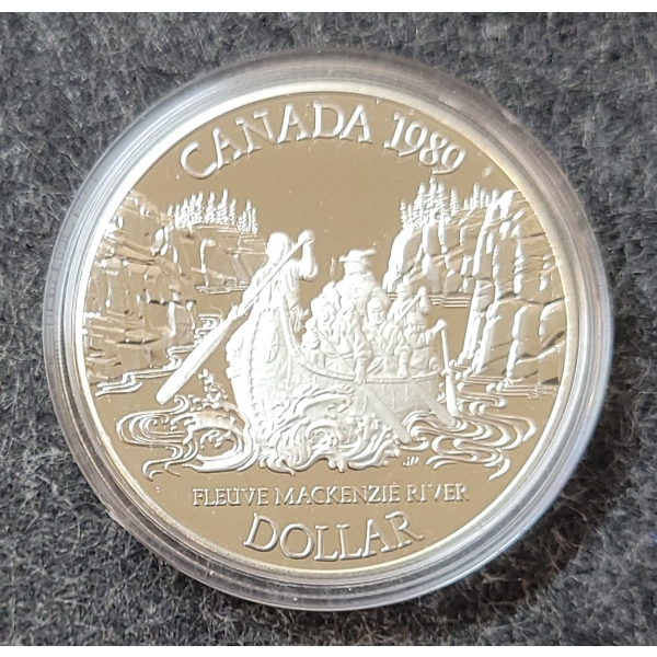 1989 RCM SILVER DOLLAR COIN