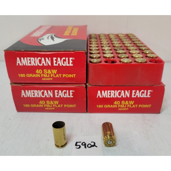 BRASS: 200X AMERICAN EAGLE .40 S&W