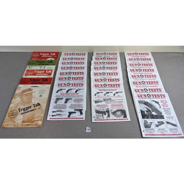 LOT OF 27 - VINTAGE GUN MAGAZINES 