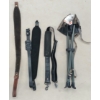 Image 2 : LOT OF 4 - TARGUS & WINCHESTER LEATHER SLINGS & TIMBER RIDGE FOLDING STOOL