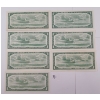 Image 2 : LOT OF 7 - CDN 1954 $1 BANKNOTES