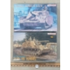 Image 1 : LOT OF 2 - DRAGON BRUMBAR & HUMMEL GERMAN TANK MODEL KITS