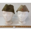 Image 1 : LOT OF 2 - SOVIET RUSSIAN FIELD CAPS