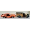 Image 6 : LOT OF 2 - MOTOR CITY DIECAST 1939 CHEVY WOODY WAGON & ERTL 1969 PONTIAC GTO JUDGE MODELS