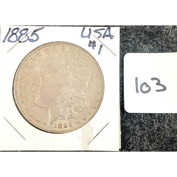 1885 US SILVER DOLLAR