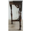 Image 3 : CONSOLE TABLE - JACOBEAN STYLE - MAHOGANY - C. VICTORIAN ERA