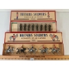 Image 1 : LOT OF 2 - BRITAINS SOLDIERS LEAD FIGURES - NO. 2 ROYAL HORSE GUARDS & 2010 AIRBORNE INFANTRY