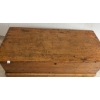Image 2 : DISTRESSED WOOD STORAGE BOX W/ THICK ROPE HANDLES