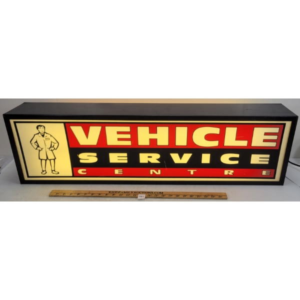 VEHICLE SERVICE CENTRE LIGHT UP SIGN