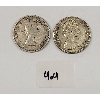 Image 2 : LOT OF 2 - 1959 & 1967 CDN VOYAGEUR & CENTENNIAL GOOSE SILVER DOLLAR COINS 