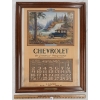 Image 1 : FRAMED CHEVROLET CALENDAR - PAPER - C. 1927