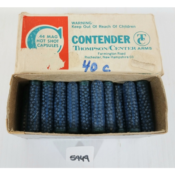 AMMO: 40X CONTENDER .44 HOT SHOT CAPSULES