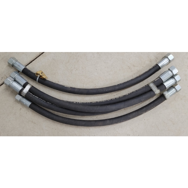 LOT OF 5 - HYDRAULIC HOSES