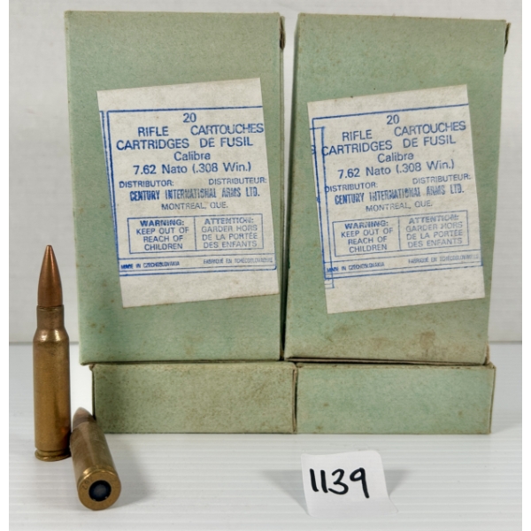 AMMO: 80X ZV 7.62X51 MM - MILITARY FMJ