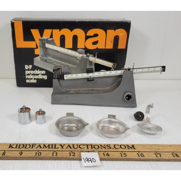 LYMAN D-7 PRECISION RELOADING SCALE