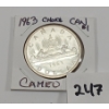 Image 1 : 1963 VOYAGEUR SILVER DOLLAR COIN