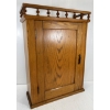 Image 1 : WALL MOUNT STORAGE CABINET - OAK