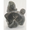 Image 4 : MOTHER CARRYING CHILD BY JOY KILUVIGYUAK (1940 - 2000) - STONE
