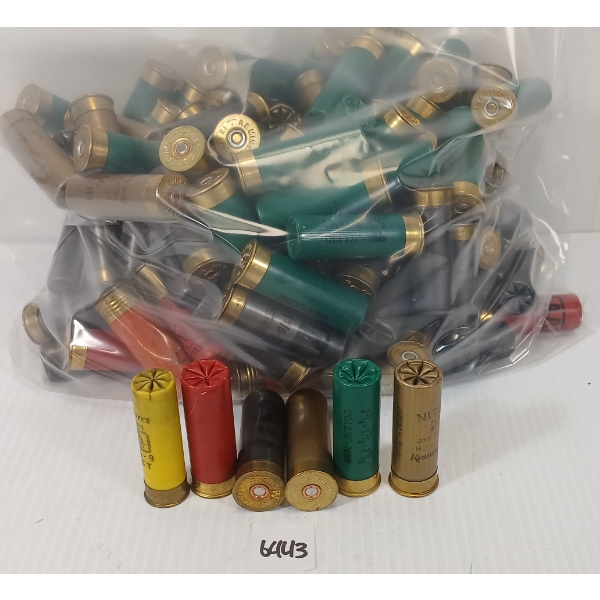 AMMO: 133X MIXED 12GA RELOADS - 2 3/4IN - #7 1/2 &  8 SHOT