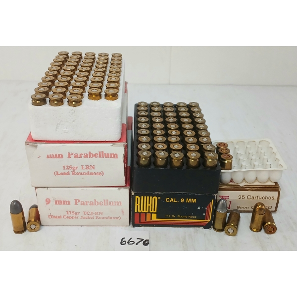AMMO: 152X MIXED 9MM - 115 & 125GR