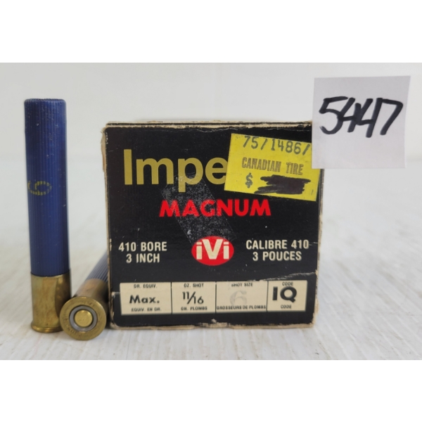 AMMO: 25X IMPERIAL 410BORE - 3IN