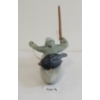 Image 7 : KAYAKER & HUNTER SEAL HUNTING BY ISAAC SALA - STONE & WOOD W/ SINEW
