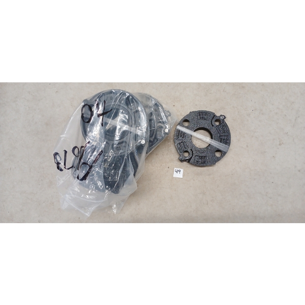 LOT OF 10 - VICTAULIC 741 FLANGE ADAPTERS - AS NEW