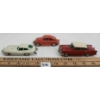 Image 4 : LOT OF 3 - SCHUCO DIECAST WIND UP MICRO RACERS - INCL JAGUAR "E" TYPE, VW & MERCEDES 220 S