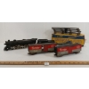 Image 1 : LOT OF 4 - AMERICAN FLYER & PACEMAKER FREIGHT CARS W/ TRACKS