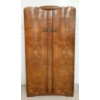 Image 1 : GENTLEMAN'S WARDROBE - ART DECO - BURR WALNUT - C.1930'S-1940'S