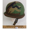 Image 4 : M1 HELMET W/ CAMO COVER 