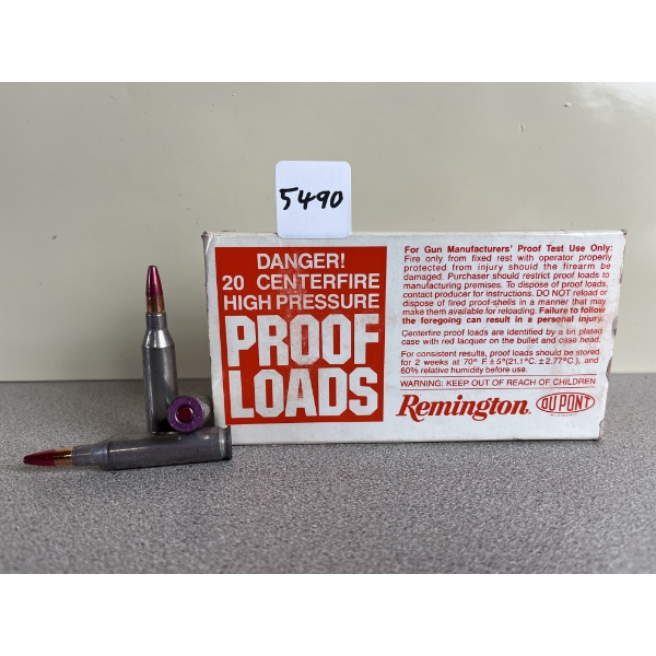 PROOF LOAD: 8X REMINGTON .243WIN 