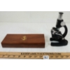 Image 3 : LOT OF 2 - PRIVATE EYE MICROSCOPE & BRASS NAUTICAL MAPPING COMPASS W/ CASE