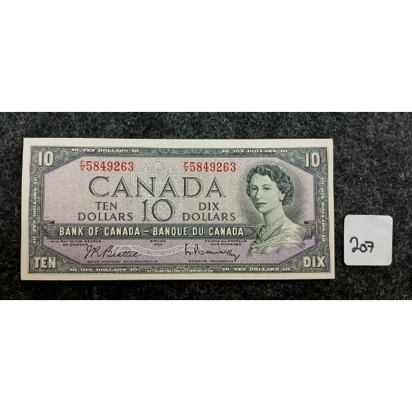 1954 CDN $10 BANKNOTE - UNCIRCULATED