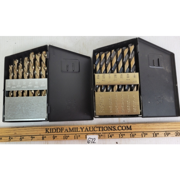 LOT OF 2 - NORSEMAN MAGNUM SUPER PREMIUM DRILL BIT SETS