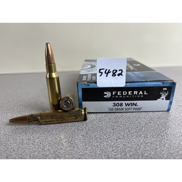 AMMO: 20X FEDERAL .308 WIN 150 GR. SP