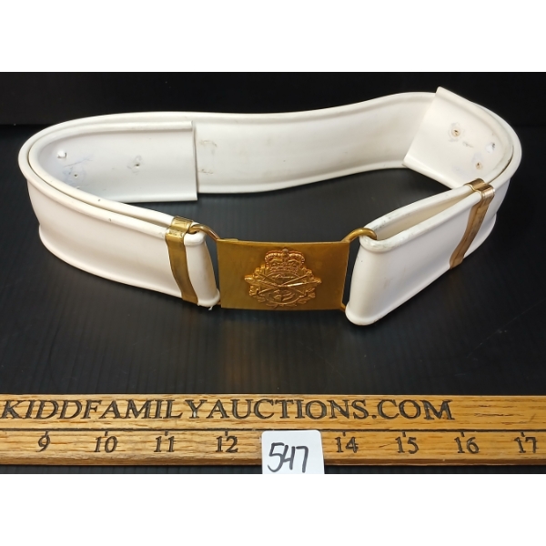 CDN NAVY DRESS BELT